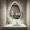 LED Water Drop Mirror with Double Touch and Defogging Feature - Modern Illuminated Mirror