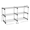 Danny 18 Pair Shoe Rack in Matte Finish