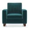 Apollo Neo 1 Seater Fabric Sofa in Malibu Colour (Back Height : Regular, Cushion Type : Hard)