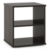 Wren Engineered Wood Bedside Table in Dark Wenge Finish