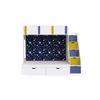 Pattern Dreams Bunk Bed with Storage in White Colour BKBB018
