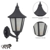 Norfolk Outdoor Aluminium Wall Light In Black Finish