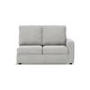 Apollo Sofa (Colour : Vapour Grey, Cushion : Soft, Back Type : High Back, Seating Capacity : Left Aligned 2 Seater + Left Aligned Chaise)