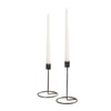 Noir Iron Candle holders -set of 2