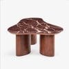 Ollo Solid Wood Coffee Table in Brown Colour