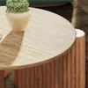 Kotaro Travertine Coffee Table