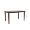 Monterey 6 Seater Dining Set with 6 Chairs (Rubberwood, Dark Cappuccino Finish)