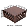 Kingsville Sheesham Wood Coffee Table In Dark Walnut Finish