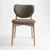 Beechline Solid Wood Dining Chair in Brown Colour