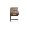 Doodle Art Solid Wood Bookshelf and Serving Tray In Multicolour