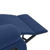 Griffin Fabric One Seater Manual Recliner in Lapis Blue Fabric Colour
