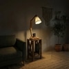 Maurice Beige Jute Floor Lamp with Beige Jute Base