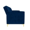 Novelle 3 Seater Click-Clack Sofa cum Bed  in Navy Blue Colour