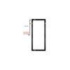 Madeline Framed rectangular decorative and bathroom wall mirror by elegant arts and frames (Mirror size 36 inch x 12 inch )