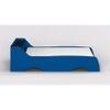 Batty Engineered Wood Non Storage Bed in Electric Blue Colour