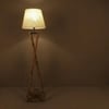 Monica Beige Jute Floor Lamp with Beige Jute Base
