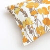 Himalayan Poppies Set Of 2 Pillow Covers with Yellow colour
