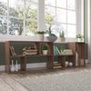 Hayden Engineered Wood Bookshelf in Classic Walnut Finish