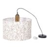 Flake Hanging Lamp Beige - Drum