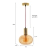 Aerith Glass Hanging Light