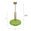 Abigail Glass Hanging Light