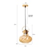 Asher Glass Hanging Light