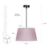 Sybel Fabric Hanging Light