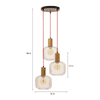 Elsa Glass Hanging Light