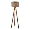 Flake floor lamp blue