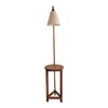 Accent Beige Jute Floor Lamp with Beige Jute Base