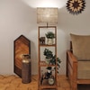 Raphael Beige Jute Floor Lamp with Beige Jute Base