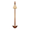 Druid Beige Jute Floor Lamp with Beige Jute Base