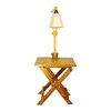 Regis Beige Jute Floor Lamp with Beige Jute Base