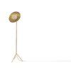 Millie Gold Floor Lamp With Gold Iron Base