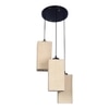 Reed Beige Natural Fiber Cluster Hanging Light