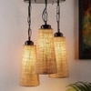 Gustavo Beige Natural Fiber Cluster Hanging Light