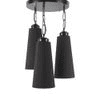 Ander Black Fabric Cluster Hanging Light