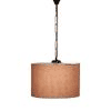 Drew Grey Fabric Hanging Light