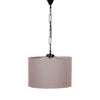 Drew Grey Fabric Hanging Light
