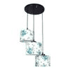Erik Multicolour Fabric Cluster Hanging Light