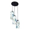 Quinn Multicolour Fabric Cluster Hanging Light