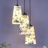 Forrest Multicolour Fabric Cluster Hanging Light