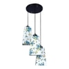 Forrest Multicolour Fabric Cluster Hanging Light