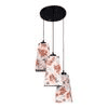 Alonzo Multicolour Fabric Cluster Hanging Light