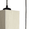 SantiFALSE Off White Fabric Cluster Hanging Light