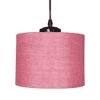 Troy Pink Natural Fiber Cluster Hanging Light