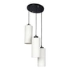 Briggs White Natural Fiber Cluster Hanging Light
