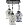 Jayson Multicolour Glass Cluster Hanging Light