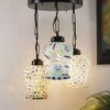Jayson Multicolour Glass Cluster Hanging Light