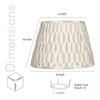 Frederic Cotton Lamp Shade